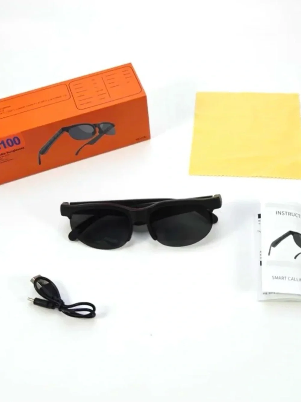 Audio Sunglasses Bluetooth Sunglasses - Black